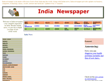Tablet Screenshot of indianewspaper.com